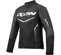 Ixon Cordolo Motorcycle Textile Jacket, black-white, size M for Men