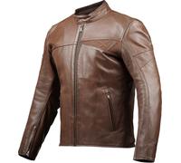 Ixon Cranky Air Perforated Motorcycle Leather Jacket, brown, size 6XL