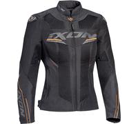 Ixon Draco Ladies Motorcycle Textile Jacket, black-gold, size 2XL for Women