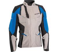 Ixon Eddas Ladies Motorcycle Textile Jacket, black-grey-blue, size L for Women