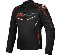 Ixon Flicker Motorcycle Textile Jacket, black-red, size M
