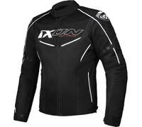 Ixon Flicker Motorcycle Textile Jacket, black-white, size XL
