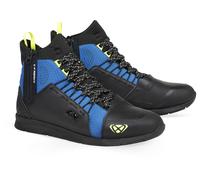 Ixon Freaky WP Motorcycle Shoes, black-blue-yellow, size 39 for Men