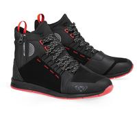 Ixon Freaky WP Motorcycle Shoes, black-white-red, size 42 for Men