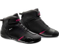 Ixon Gambler Ladies Motorcycle Shoes, black/hotpink, size 37