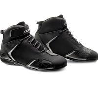 Ixon Gambler WP Ladies Motorcycle Shoes, black/silver, size 36