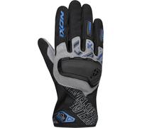 Ixon Gravel Motorcycle Gloves, black-grey-blue, size XS for Men