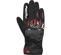 Ixon Gravel Motorcycle Gloves, black/red, size 2XL