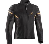 Ixon Ilana Evo Ladies Motorcycle Textile Jacket, black/anthracite/gold, size L