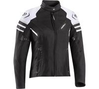 Ixon Ilana Evo Ladies Motorcycle Textile Jacket, black/white/grey, size XS