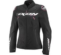 Ixon Ionix Ladies Motorcycle Textile Jacket, black/hotpink, size XS