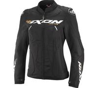 Ixon Ionix Ladies Motorcycle Textile Jacket, black-white, size 2XL for Women