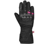Ixon Pro Rescue 3 Waterproof Ladies Winter Motorcycle Gloves, black-pink, size L for Women