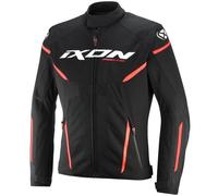 Ixon Striker 2 Air WP waterproof Motorcycle Textile Jacket, black-white-red, size 3XL for Men
