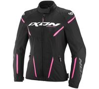 Ixon Striker 2 Air WP waterproof Ladies Motorcycle Textile Jacket, black-pink, size M for Women