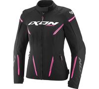 Ixon Ladies Striker 2 Motorbike Motorcycle Textile Jacket - Black / Bright Pink