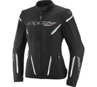 Ixon Striker 2 waterproof Ladies Motorcycle Textile Jacket, black-white, size M for Women