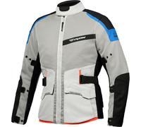 Ixon M-Njord Motorcycle Textile Jacket, grey-blue, size 4XL for Men