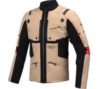 Ixon M-Skeid Motorcycle Textile Jacket, black-beige, size M for Men