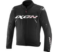 Ixon Meteor 31 waterproof Motorcycle Textile Jacket, black/white, size 2XL