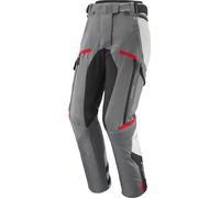 Ixon Midgard Waterproof Ladies Motocycle Textile Pants, black-grey-red, size XL for Women
