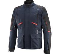 Ixon Midgard Waterproof Motorcycle Textile Jacket, red-blue, size 3XL for Men