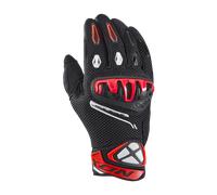 Ixon Mirage Airflow Motorcycle Gloves, black/white/red, size M