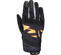 Ixon MS Fever Motorcycle Gloves, black/white/orange, size S