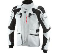 Ixon Odin waterproof Motorcycle Textile Jacket, black/white/grey, size S