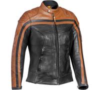 Ixon Pioneer Ladies Motorcycle Leather Jacket, brown, size XS for Women