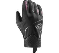 Ixon Pro Hurricane 2 waterproof Ladies Winter Motorcycle Gloves, black/hotpink, size M