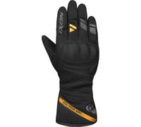 Ixon Pro Midgard Waterproof Ladies Winter Motorcycle Gloves, black/gold, size S
