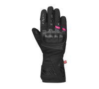 Ixon Pro Rescue 3 Waterproof Ladies Winter Motorcycle Gloves, black/hotpink, size M