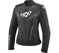 Ixon Prodigy Waterproof Ladies Motocycle Textile Jacket, black-white, size XS for Women