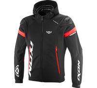 Ixon Pulsion Air Motorcycle Textile Jacket, black/white/red, size 3XL