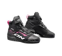 Ixon Ranker WP Ladies Motorcycle Shoes, black-white-pink-purple, size 40 for Women