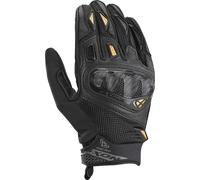 Ixon Rise Air 2 Ladies 2 Motorcycle Gloves, black-gold, size XL for Women