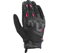 Ixon Rise Air 2 Ladies 2 Motorcycle Gloves, black-pink, size M for Women