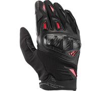 Ixon Rise Air 2 Motorcycle Gloves, black-red, size S for Men