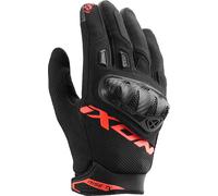 Ixon Rise TX Motorcycle Gloves, black/red, size M