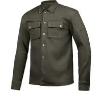 Ixon Settler Motorcycle Shirt, green-brown, size L for Men