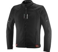 Ixon Shadow Motorcycle Textile Jacket, black/white/red, size S