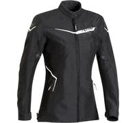Ixon Slash Ladies Motorcycle Textile Jacket, black/white, size S