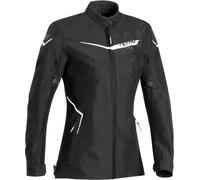 Ixon Slash Ladies Motorcycle Textile Jacket, black-white, size XS for Women
