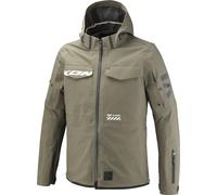 Ixon Square waterproof Motorcycle Textile Jacket, green-brown, size 4XL for Men
