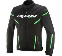 Ixon Striker 2 Air WP waterproof Motorcycle Textile Jacket, black-green, size 2XL for Men