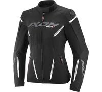 Ixon Striker 2 waterproof Ladies Motorcycle Textile Jacket, black-white, size 4XL for Women