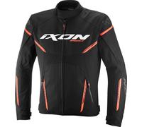 Ixon Striker 2 waterproof Motorcycle Textile Jacket, black-orange, size XL for Men