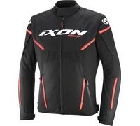 Ixon Striker 2 waterproof Motorcycle Textile Jacket, black/white/red, size XXL