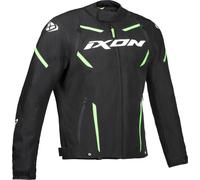 Ixon Striker Waterproof Motorcycle Textile Jacket, black/white/green, size 3XL